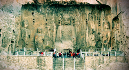 洛阳龙门石窟景区