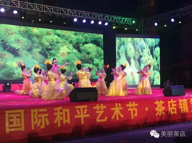 2016年林州国际和平艺术节•茶店镇第二届菊花文化旅游节的盛大开幕。