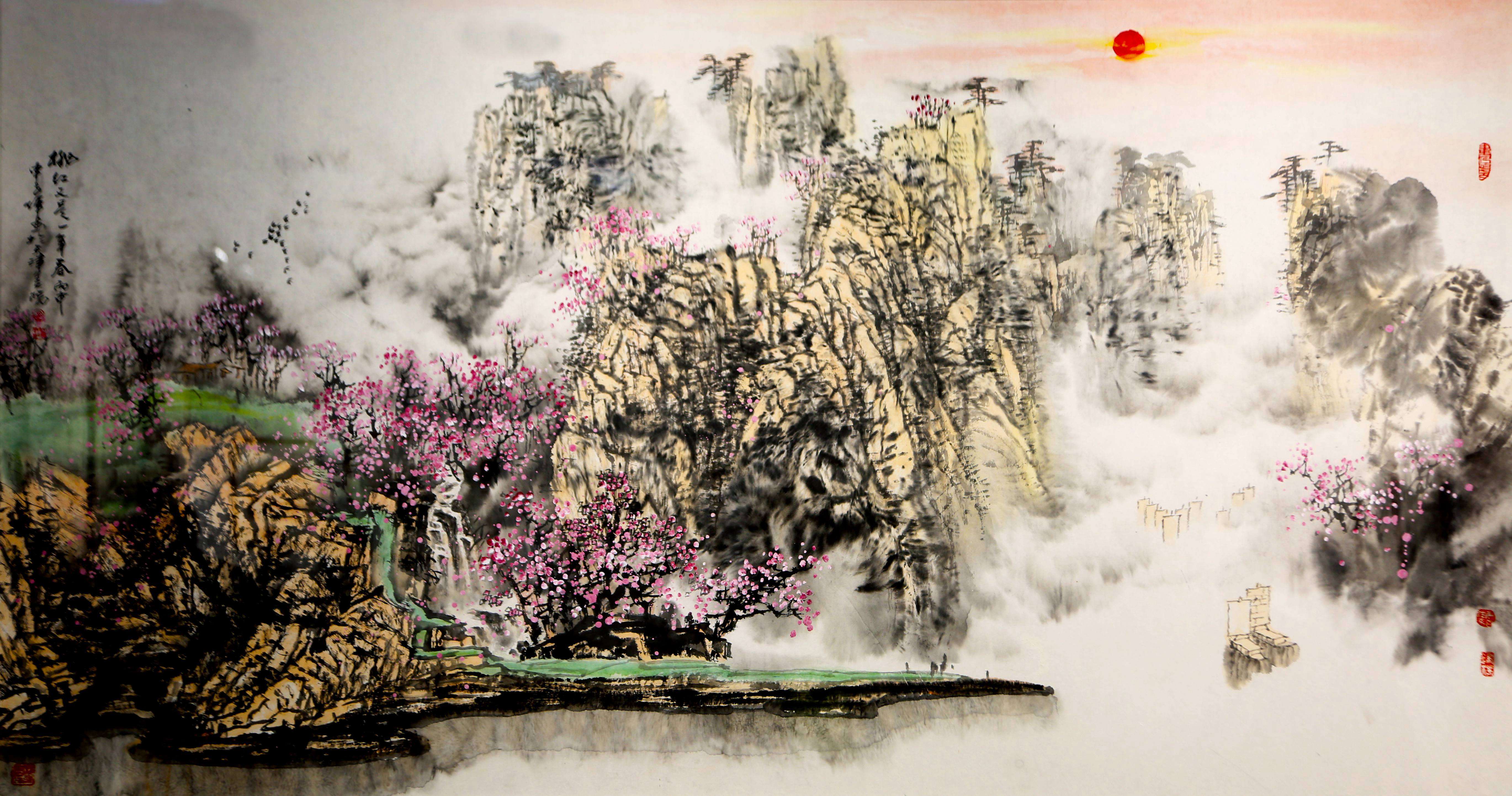 申世辉山水画工作室培训班即将在净影风景区隆重开班 申世辉山水画工作室培训班即将在净影风景区隆重开班