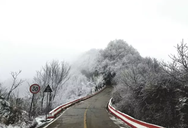 暴雪如期而至，洛阳白云山又成了一个冰雪童话世界！