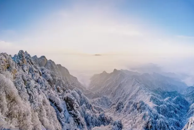 皮皮虾我们走 老君山的雪景美极了