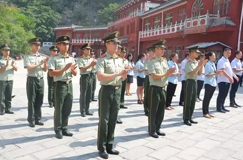 “鹤壁市公安消防支队思想政治教育基地”落户云梦山景区