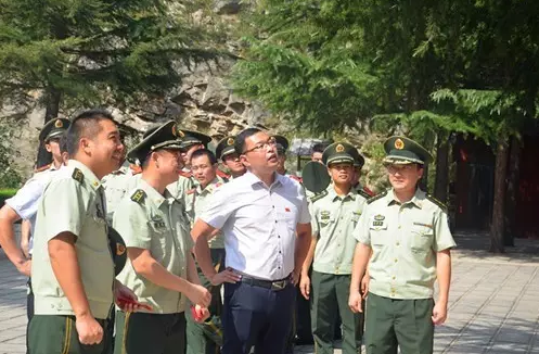 “鹤壁市公安消防支队思想政治教育基地”落户云梦山景区