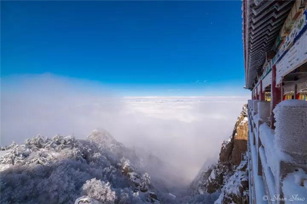 登老君山顶 看云海翻涌 雾凇仙境 登老君山顶 看云海翻涌 雾凇仙境