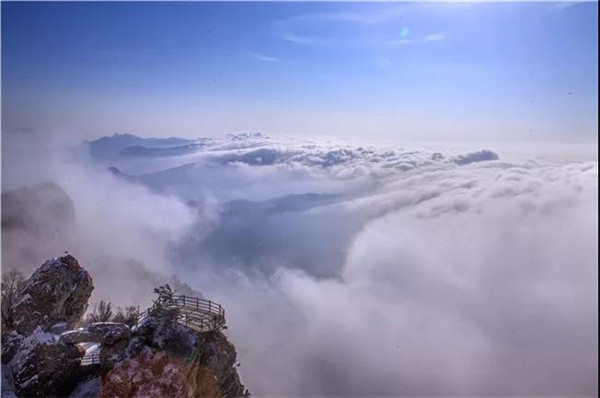 登老君山顶 看云海翻涌 雾凇仙境 登老君山顶 看云海翻涌 雾凇仙境