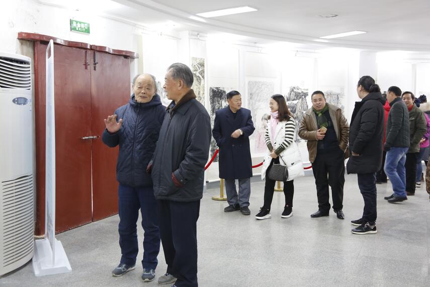 中国翰园碑林举办翰园书画院与长垣文化馆迎新年书画联展