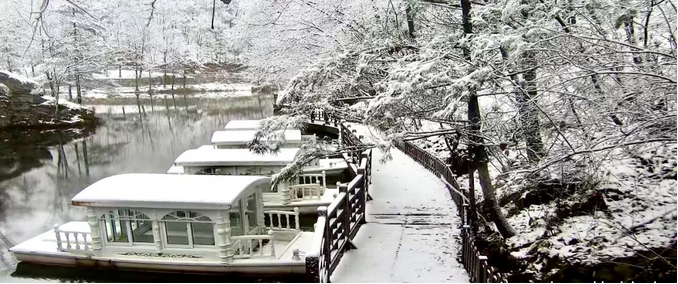今日大雪：洛阳白云山一路风景伴你前行