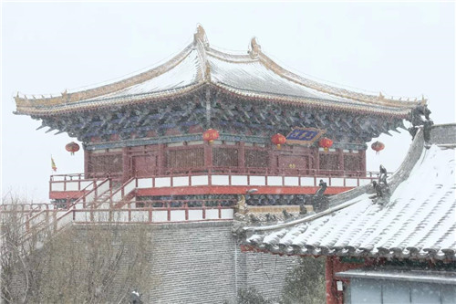 有一种美,是雪后初晴的清明上河园 有一种美,是雪后初晴的清明上河园
