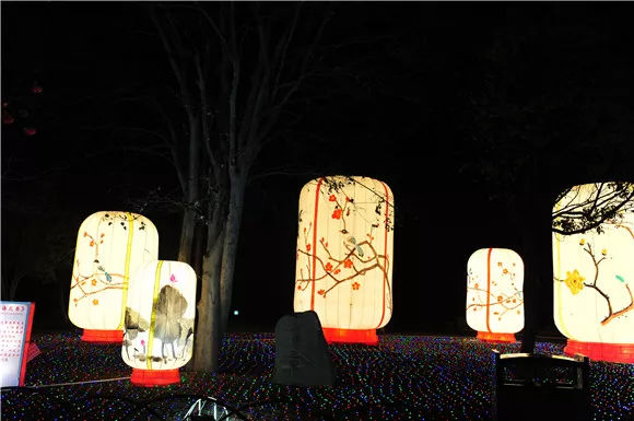 喜迎元旦，明晚相约绿博园赏花灯