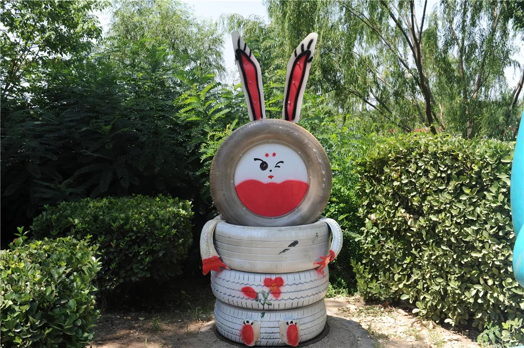 废旧物改造，再添新景观