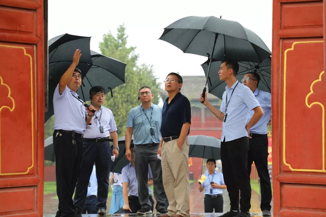 中原豫资投资控股集团总经理刘学军来太昊陵调研文化旅游产业发展情况