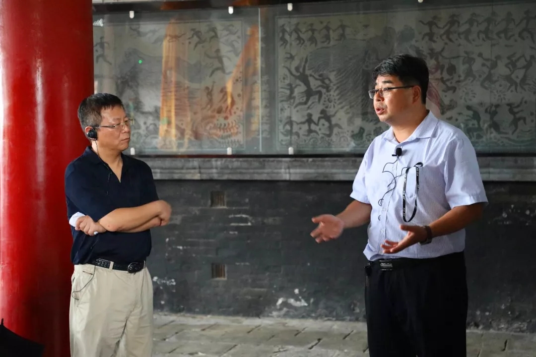 中原豫资投资控股集团总经理刘学军来太昊陵调研文化旅游产业发展情况
