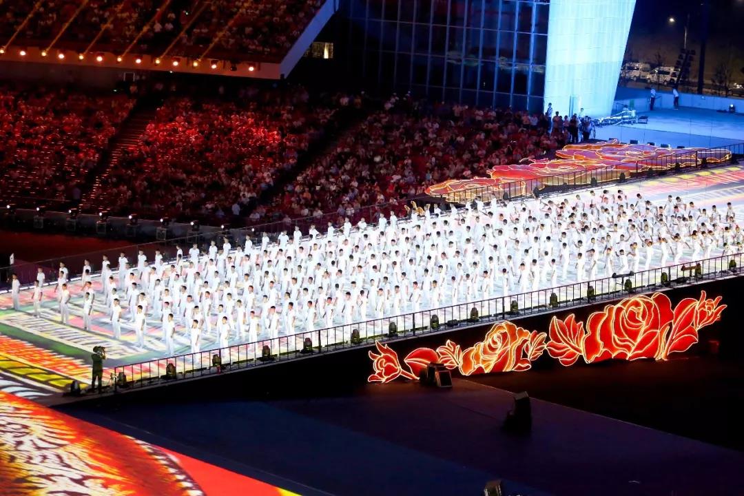 精彩连连，少林小子完美亮相第十一届全国少数民族运动会开幕式