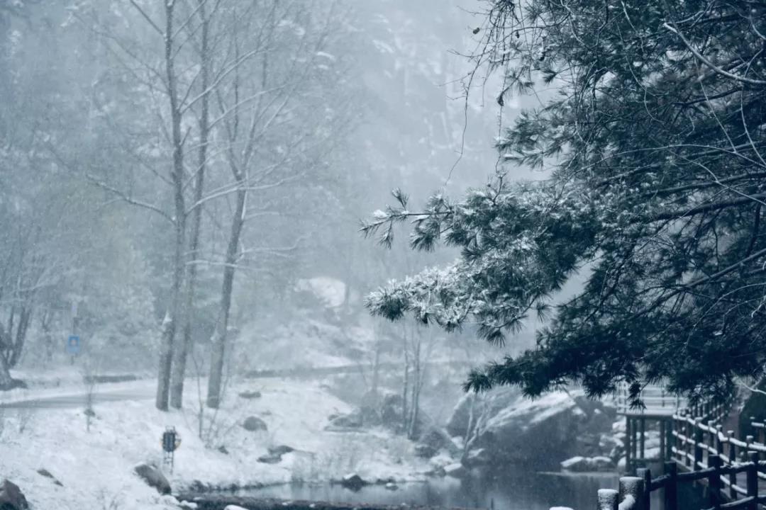 天河大峡谷2019年入冬后第一场雪来了！