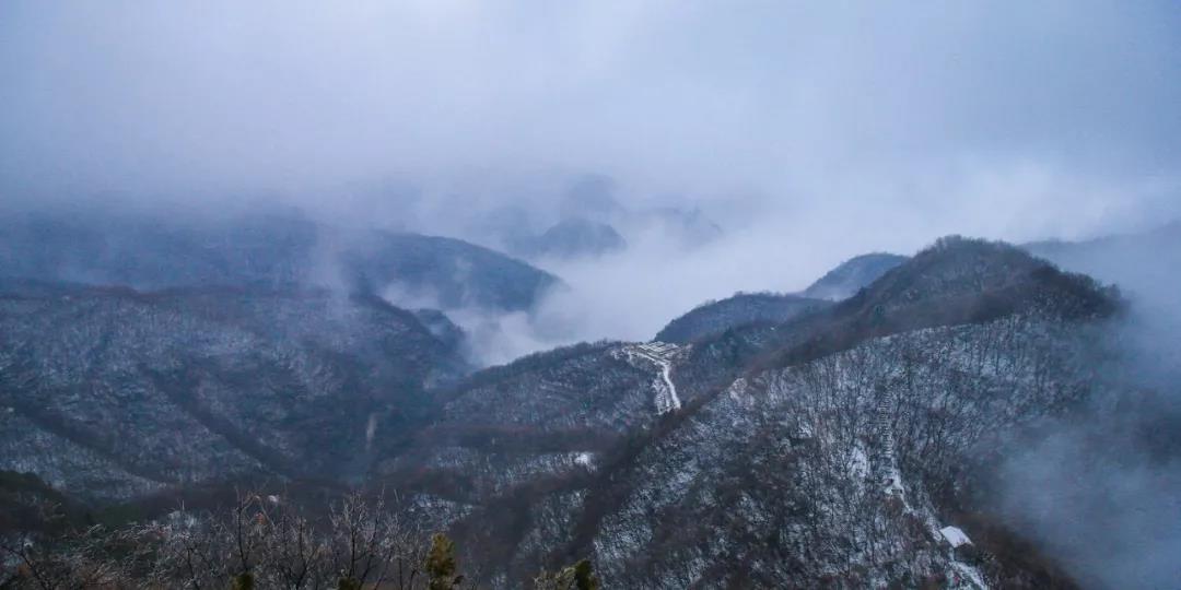 下大雪的茱萸峰美得不像话！