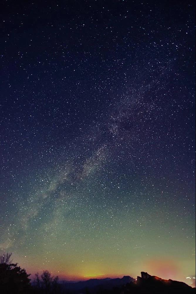 我能想到最浪漫的事，是和你去看白云山的星空银河