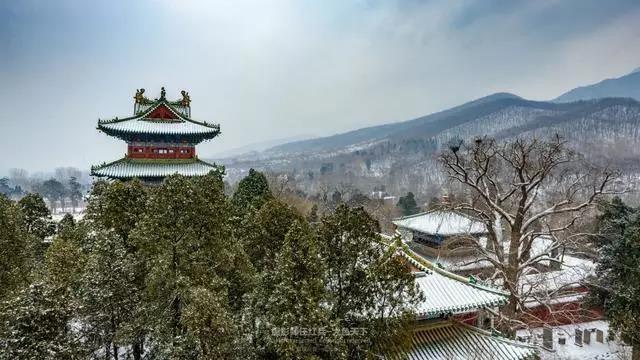 瑞雪启祥 1500年的嵩山少林寺初雪如约而至！