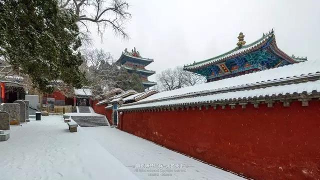 瑞雪启祥 1500年的嵩山少林寺初雪如约而至！