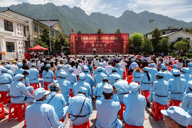 河南商城县：“乡村振兴红色游”活动在里罗城乡村振兴示范区启动