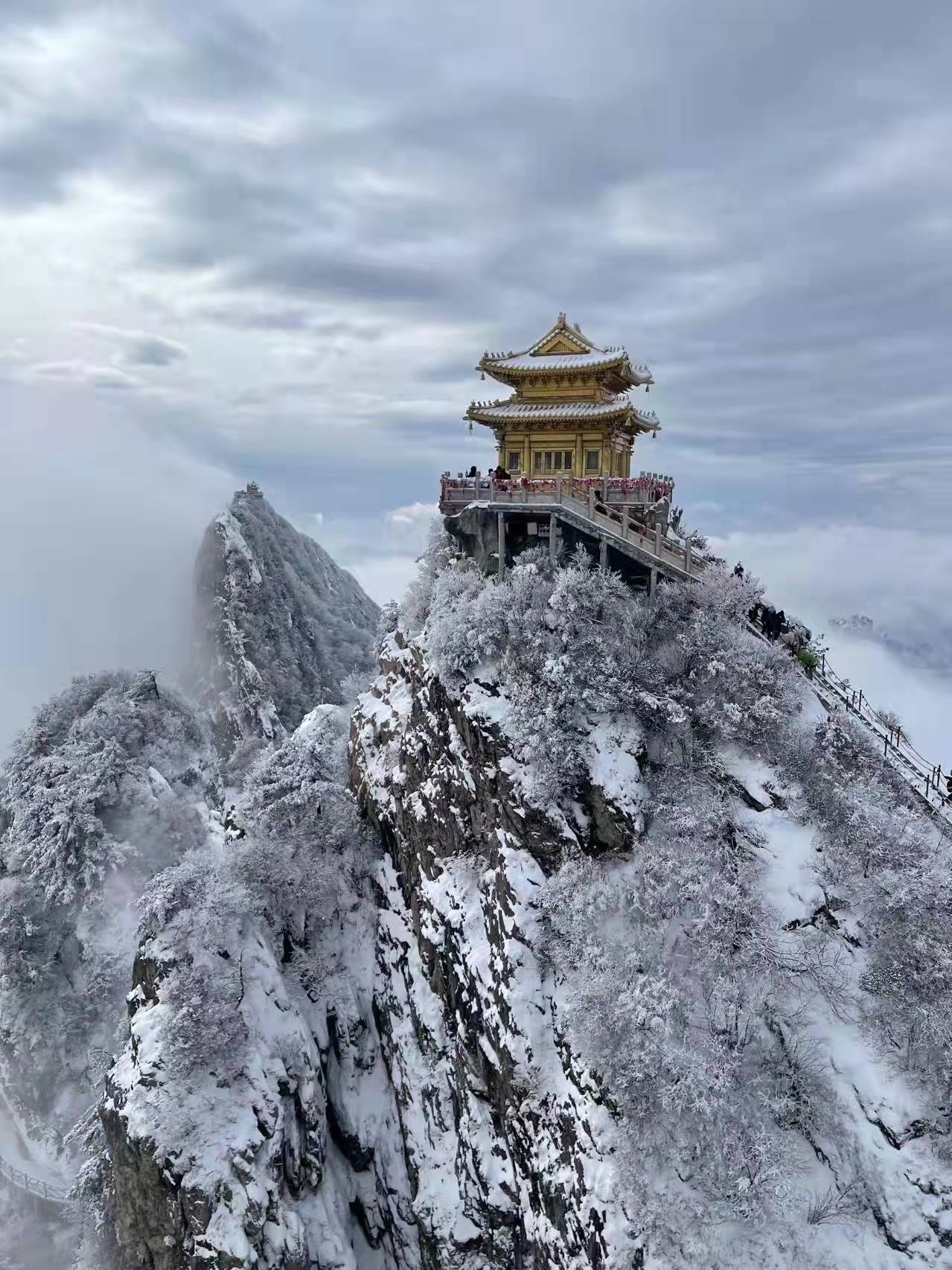 @全国游客：老君山景区免门票邀您赏雪啦！