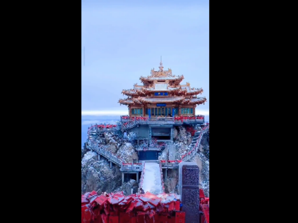 下雪了 为什么要和喜欢的人一起来老君山
