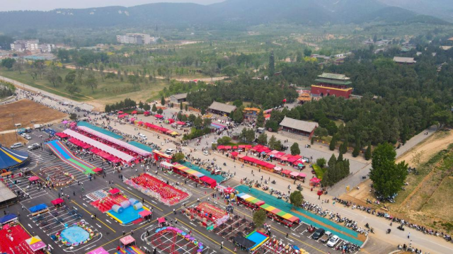 嵩山景区五一假期平稳有序，多样活动亮点纷呈！